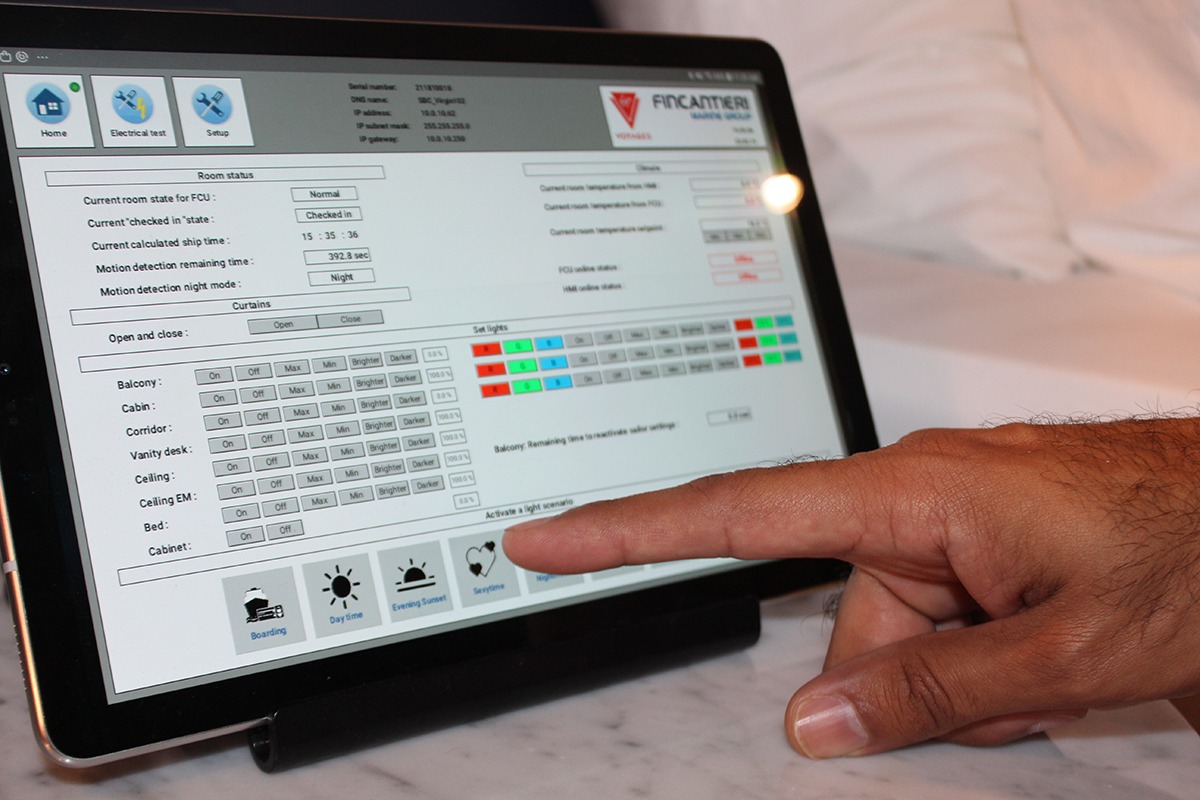 Virgin Voyages - Smart Lighting Tablet